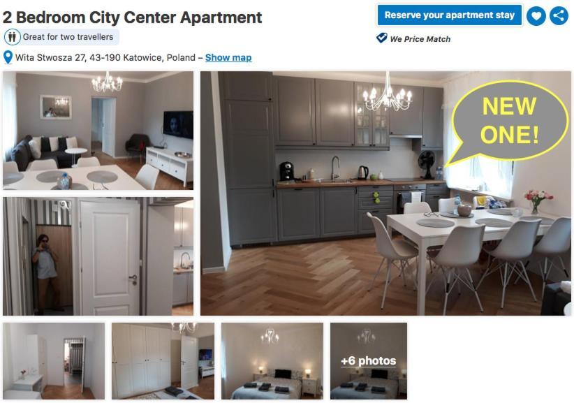1 Bedroom City Center Apartment カトヴィツェ エクステリア 写真